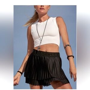 Free People Movement On Deck Skort Size Small, Black, Like New!